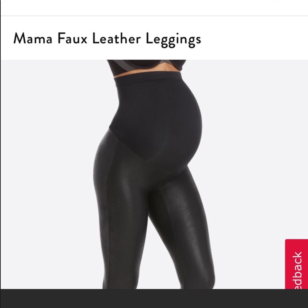 Spanx Maternity leathery leggings!
